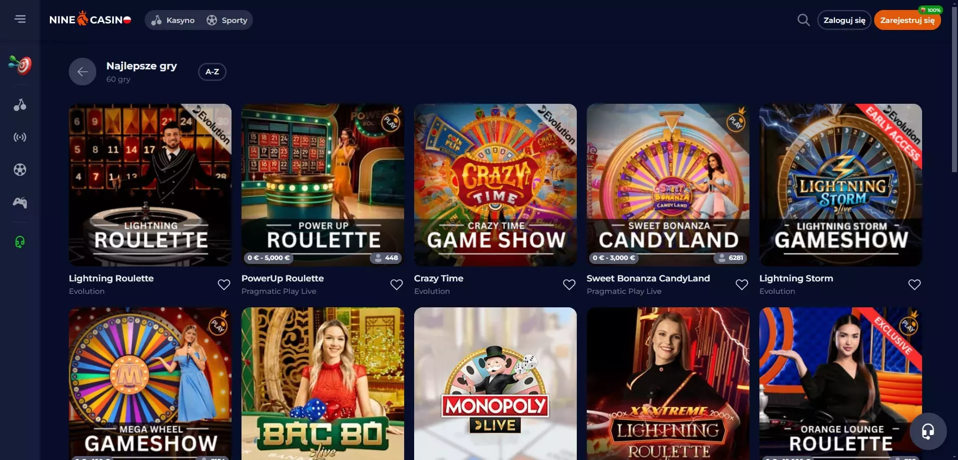 Nine Casino Polska TOC 4