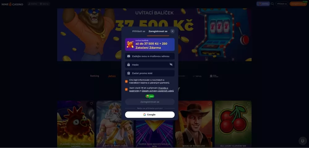 ZÍSKEJ BONUS - nine casino bonus bez vkladu - Nine Casino | 8